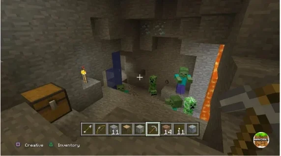 Minecraft APK Gameplay and Banner